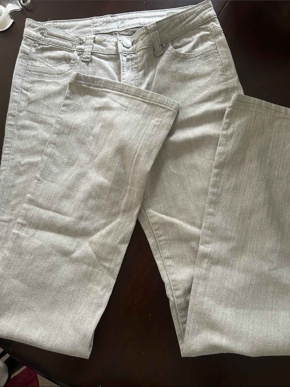 Carlise   ladies jeans. Gently worn size 8. Straight 34 inseam